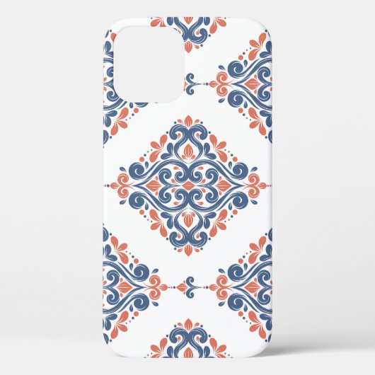 Sierblauw Sinaasappel: naadloos Case-Mate iPhone Case (Achterkant)