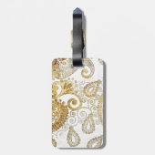  sierbloem 2 bagagelabel (Achterkant verticaal)