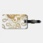  sierbloem 2 bagagelabel (Achterkant horizontaal)