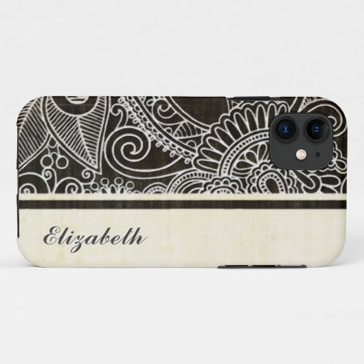 sierbloem 2 Case-Mate iPhone case (Achterkant (horizontaal))