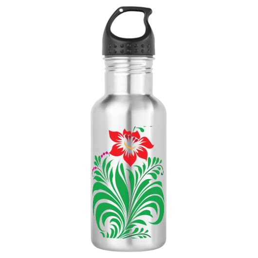Sierbloem Bloem Ontwerp – Elegant Waterfles (Voorkant)