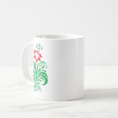 Sierbloem Bloemontwerp – Elegant Koffiemok (Voorkant links)