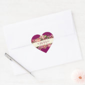 sierbloem doet mee aan de wereld hart sticker (Envelop)