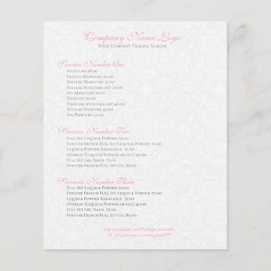 sierbloem flyer (Achterkant)