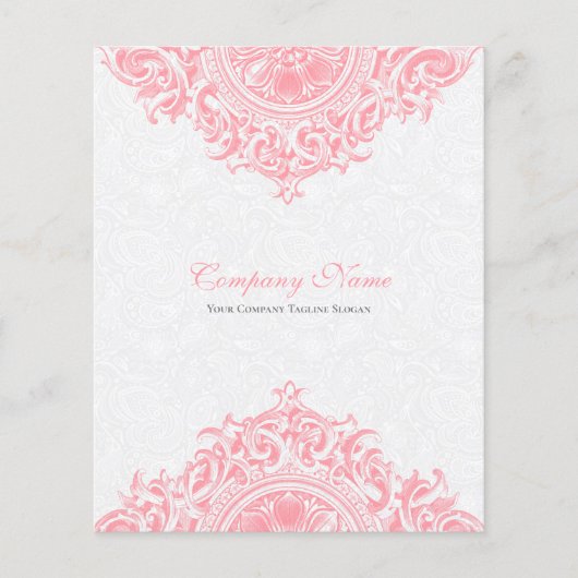 sierbloem flyer (Voorkant)