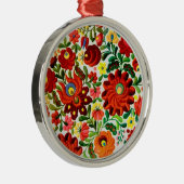 sierbloem , hongarije , borduurwerk , kalocsai metalen ornament (Rechts)