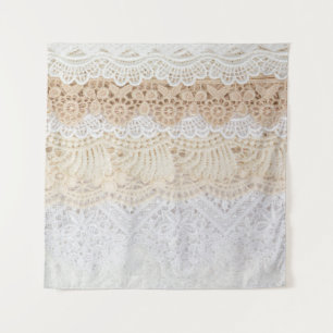 Sierbloem Kant: Elegante Collectie Wandkleed