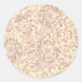 Sierbloemen 18 ronde sticker (Voorkant)