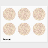 Sierbloemen 18 ronde sticker (Vel)