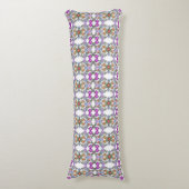 sierbloemen body pillow lichaamskussen (Voorkant Verticaal)