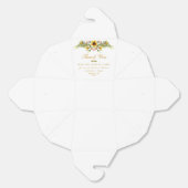 Sierbloemen bruiloft zomer bedankdoosjes (Ongevouwen)