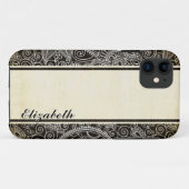  sierbloemen Case-Mate iPhone case (Achterkant (horizontaal))
