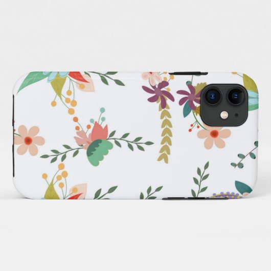 Sierbloemen Case-Mate iPhone case (Achterkant (horizontaal))