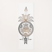 Sierbloemen Dream Catcher Yoga Mat (Voorkant)