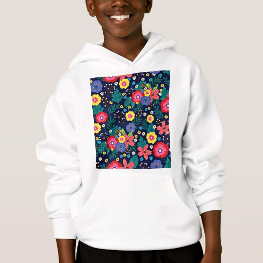 Sierbloemen En Bladeren Patroon-48675 (Voorkant)