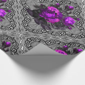 sierbloemen en paling cadeaupapier (Hoek)