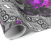 sierbloemen en paling cadeaupapier (Rol Hoek)