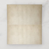  sierbloemen en rode rozen plaatskaartje (Binnenkant ongevouwen)