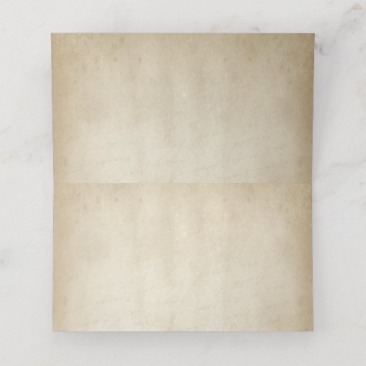  sierbloemen en rode rozen plaatskaartje (Binnenkant ongevouwen)