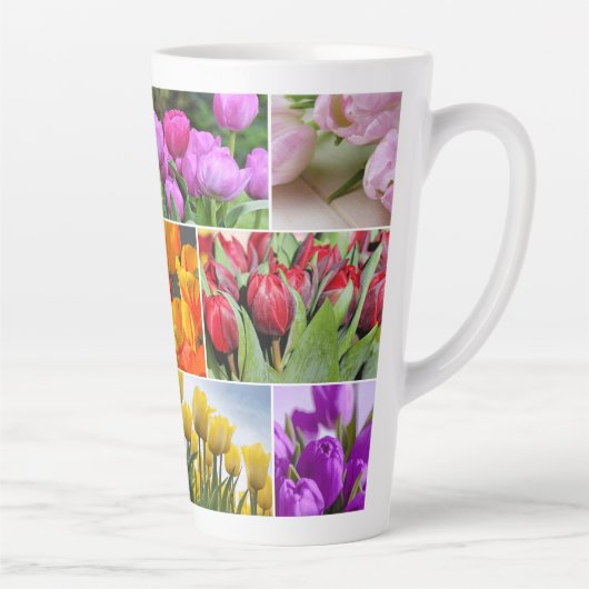 Sierbloemen Latte Mok (Rechts)