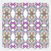 sierbloemen stickers (Voorkant)