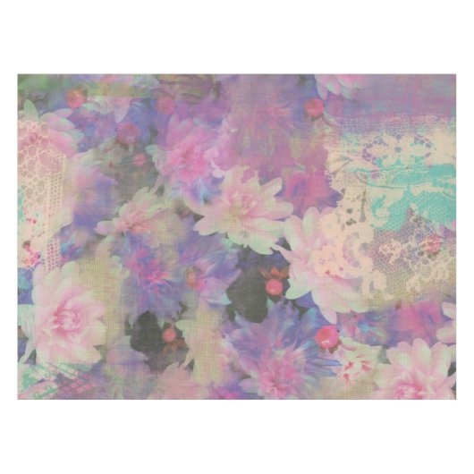  sierbloemen Tafeldoek Tafelkleed (Voorkant (Horizontaal))