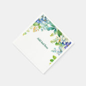 Sierbloemen TEMPLATE hangend Servet (Hoek)