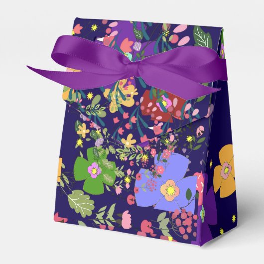 Sierbloemen Tent Bedankdoosjes (Voorkant Zijde)
