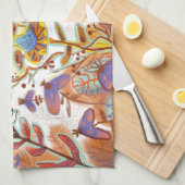 sierbloemen theedoek (Quarter Fold)