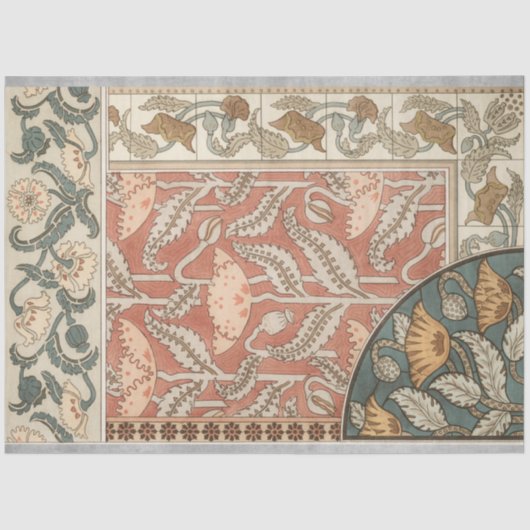  sierbloemen tissuepapier (Voorkant)