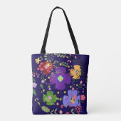Sierbloemen tote bag (Achterkant)