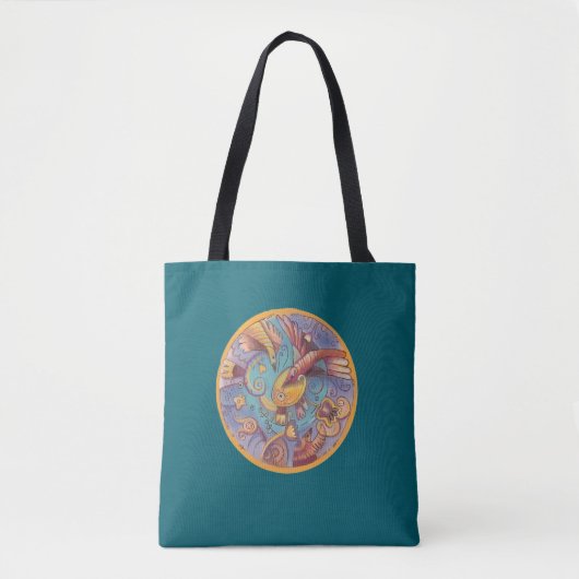 sierbloemen tote bag (Voorkant)