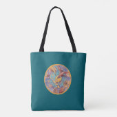 sierbloemen tote bag (Achterkant)