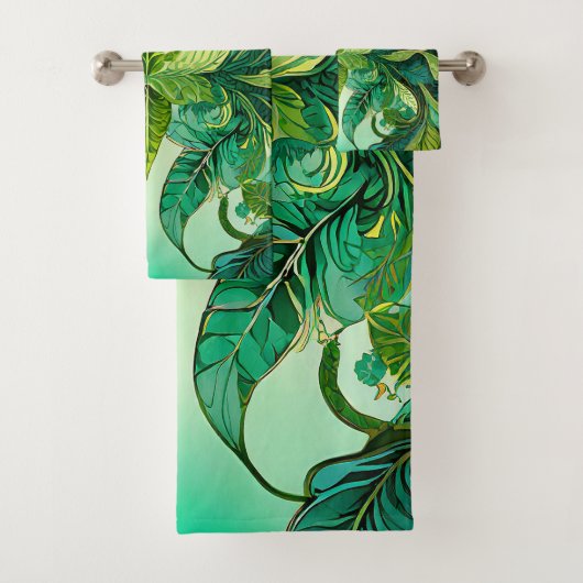 Sierbloemen Tropisch Bad Handdoek (Insitu)