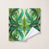 Sierbloemen Tropisch Bad Handdoek (Wasdoekje)