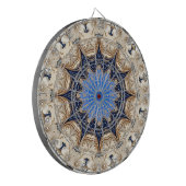 Sierbloemendartbord Dartbord (Voorkant Links)