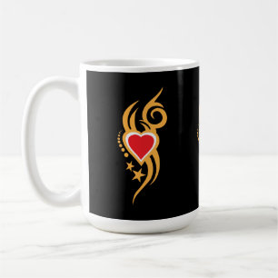 Sierbloemhart Tattoo Koffiemok