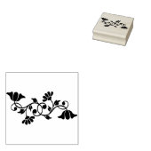 Sierbloemontwerp Rubberstempel (Gestempeld)