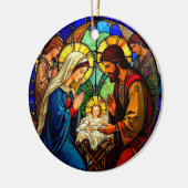 sierboom van de geboorte keramisch ornament (Links)