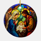 sierboom van de geboorte keramisch ornament (Achterkant)