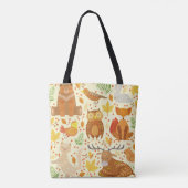 Sierbosdieren illustratie. tote bag (Achterkant)