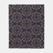 Sierdamast naadloos patroon fleece deken (Voorkant)