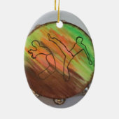 sierdanskunst muziek keramisch ornament (Achterkant)
