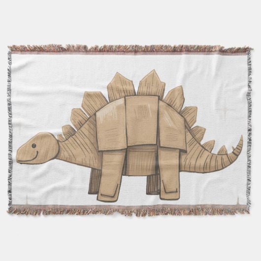 Sierdeken met Adorable Cartoon Dinosaur Deken (Voorkant)