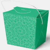 Sierdoos met smaragdgroen geometrisch patroon – Aa Bedankdoosjes (Achterkant)