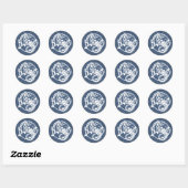 sierdraak ronde sticker (Vel)