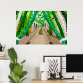 Siergarlanden voor een festival poster (Thuiskantoor)