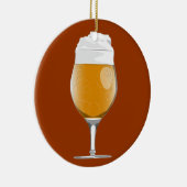 sierglas voor bier keramisch ornament (Rechts)