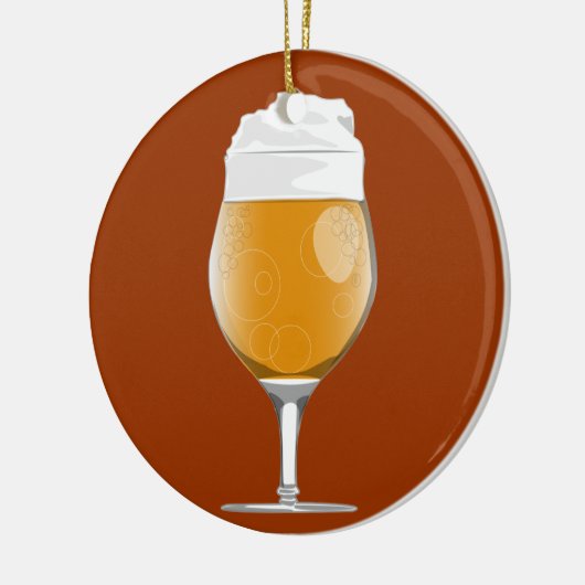 sierglas voor bier keramisch ornament (Links)