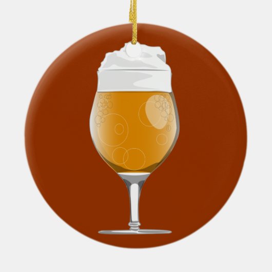 sierglas voor bier keramisch ornament (Achterkant)